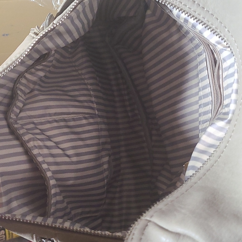 Miztrique, Light Grey Backpack With Multiple Comp… - image 5